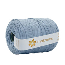 Cargar imagen en el visor de la galería, Hilaza Algodón 3mm Makrama 1kg Azul Pastel
