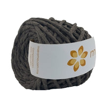 Cargar imagen en el visor de la galería, Hilaza Algodón Mini 4mm Makrama 150gr Café Chocolate

