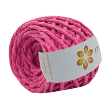 Cargar imagen en el visor de la galería, Hilaza Algodón Mini 4mm Makrama 150gr Rosa Fucsia
