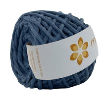 Cargar imagen en el visor de la galería, Hilaza Algodón Mini 3mm Makrama 150gr Azul Pizarra
