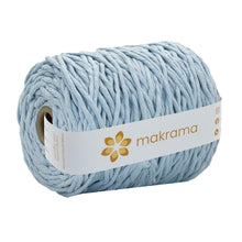 Cargar imagen en el visor de la galería, Hilaza Algodón 4mm Makrama 1kg Azul Pastel
