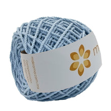 Cargar imagen en el visor de la galería, Cuerda Algodón Mini 2mm Makrama 150gr Azul Pastel
