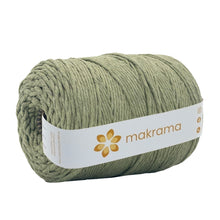 Cargar imagen en el visor de la galería, Hilaza Algodón 3mm Makrama 1kg Verde Laurel
