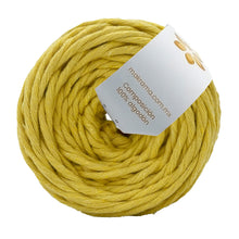 Cargar imagen en el visor de la galería, Hilaza Algodón Mini 3mm Makrama 150gr Amarillo Mantequilla
