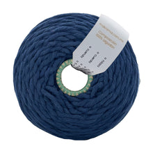 Cargar imagen en el visor de la galería, Hilaza Algodón 3mm Makrama 1kg Azul Noche
