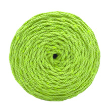 Cargar imagen en el visor de la galería, Cuerda Algodón 2mm Makrama 500gr Verde Neon
