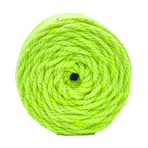 Cuerda Algodón 2mm Makrama 100m Verde Neon