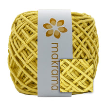 Cargar imagen en el visor de la galería, Hilaza Algodón 3mm Makrama 100m Amarillo Mantequilla
