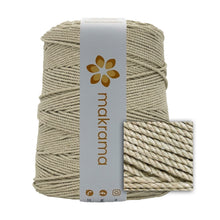 Cargar imagen en el visor de la galería, Cuerda Algodón 2mm Makrama 1kg Café Latte
