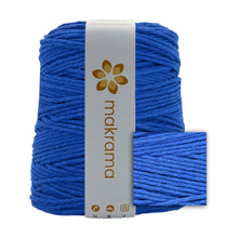 Cargar imagen en el visor de la galería, Hilaza Algodón 3mm Makrama 1kg Azul Rey
