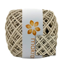 Cargar imagen en el visor de la galería, Cuerda Algodón Mini 2mm Makrama 150gr Café Latte
