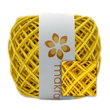 Cargar imagen en el visor de la galería, Cuerda Algodón Mini 2mm Makrama 150gr Amarillo Canario
