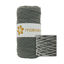 Cargar imagen en el visor de la galería, Cuerda Algodón 2mm Makrama 100m Verde Seco
