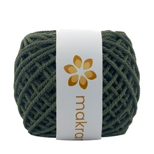 Cargar imagen en el visor de la galería, Cuerda Algodón Mini 2mm Makrama 150gr Verde Oliva
