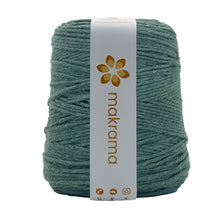 Cargar imagen en el visor de la galería, Hilaza Algodón 3mm Makrama 1kg Verde Oscuro
