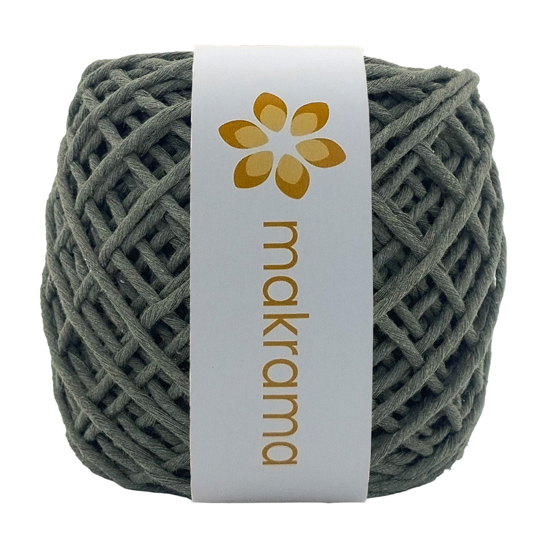 Hilaza Algodón 3mm Makrama 100m Verde Bosque