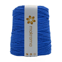 Cargar imagen en el visor de la galería, Hilaza Algodón 3mm Makrama 1kg Azul Rey
