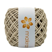 Cargar imagen en el visor de la galería, Cuerda Algodón Mini 2mm Makrama 150gr Café Latte
