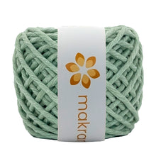 Cargar imagen en el visor de la galería, Hilaza Algodón Mini 3mm Makrama 150gr Verde Salvia
