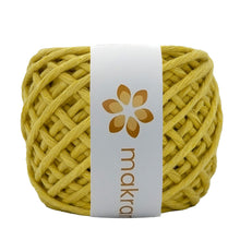 Cargar imagen en el visor de la galería, Hilaza Algodón Mini 3mm Makrama 150gr Amarillo Mantequilla
