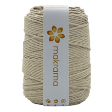 Cargar imagen en el visor de la galería, Hilaza Algodón 3mm Makrama 1kg Café Latte
