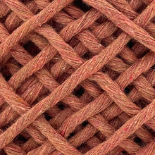 Cargar imagen en el visor de la galería, Hilaza Algodón 3mm Makrama 100m Ladrillo
