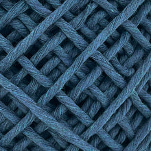 Cargar imagen en el visor de la galería, Hilaza Algodón 3mm Makrama 100m Azul Noche
