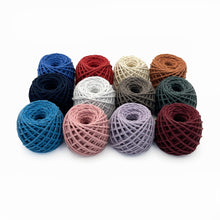Cargar imagen en el visor de la galería, Mix Cuerda 2mm Colores Surtidos 12pz
