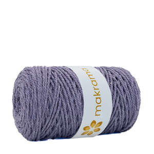 Cuerda Algodón 2mm Makrama 500gr Morado