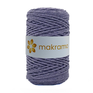 Cuerda Algodón 2mm Makrama 500gr Morado