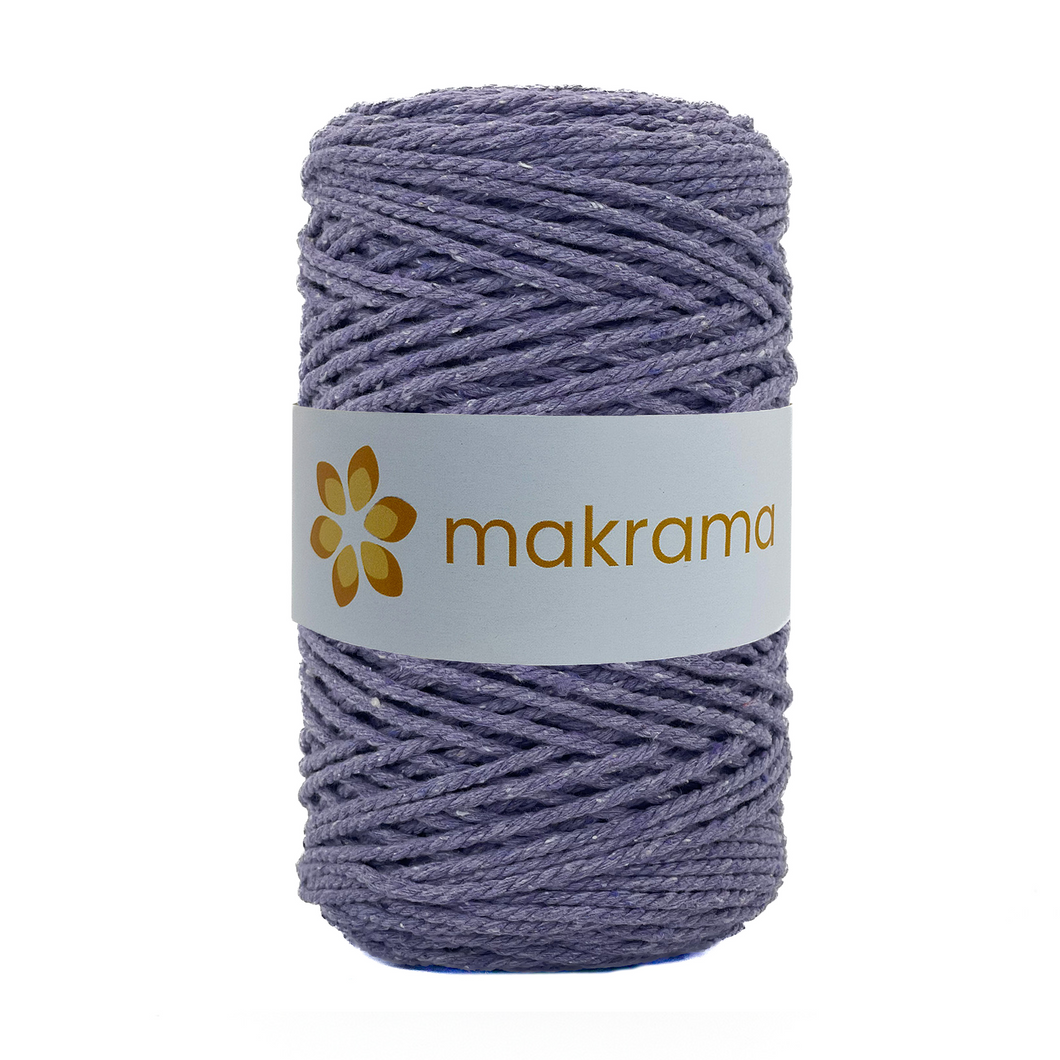 Cuerda Algodón 2mm Makrama 500gr Morado