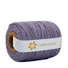 Cargar imagen en el visor de la galería, Hilaza Algodón 3mm Makrama 1kg Morado
