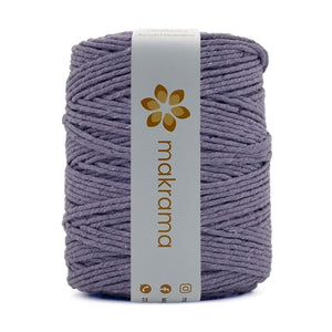 Hilaza Algodón 3mm Makrama 1kg Morado