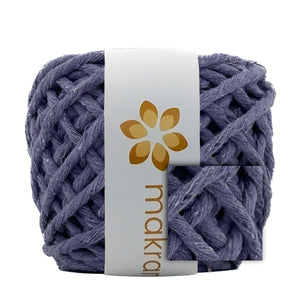 Hilaza Algodón Mini 3mm Makrama 150gr Morado