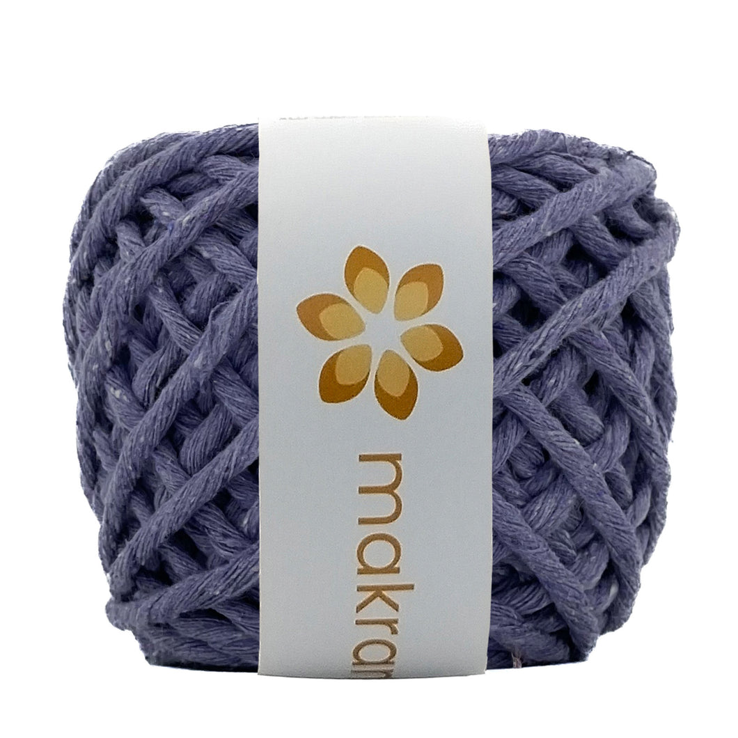 Hilaza Algodón Mini 3mm Makrama 150gr Morado