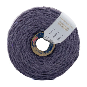 Cuerda Algodón 2mm Makrama 1kg Morado Uva