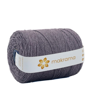 Cuerda Algodón 2mm Makrama 1kg Morado Zarza