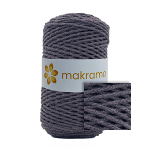 Cuerda Algodón 2mm Makrama 500gr Morado Zarza