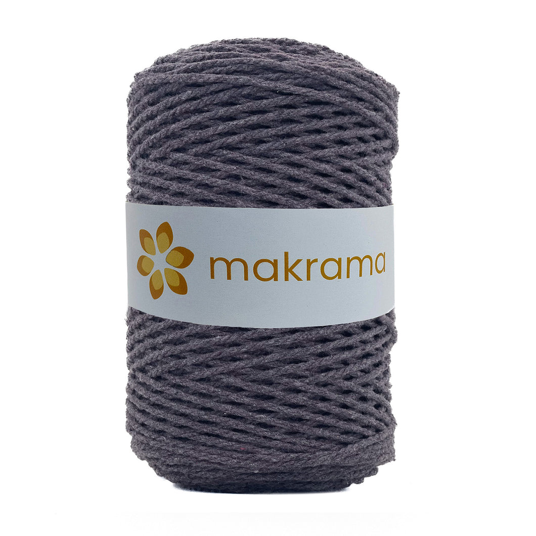 Cuerda Algodón 2mm Makrama 500gr Morado Zarza