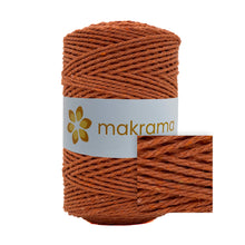 Cargar imagen en el visor de la galería, Cuerda Algodón 2mm Makrama 500gr Ladrillo
