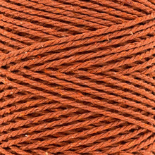 Cargar imagen en el visor de la galería, Cuerda Algodón 2mm Makrama 500gr Ladrillo
