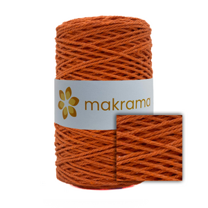 Cuerda Algodón 2mm Makrama 500gr Naranja