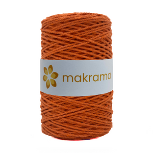 Cuerda Algodón 2mm Makrama 500gr Naranja