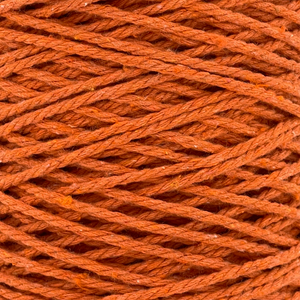 Cuerda Algodón 2mm Makrama 500gr Naranja