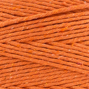 Hilaza Algodón 3mm Makrama 1kg Naranja