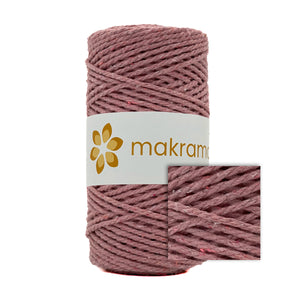 Cuerda Algodón 2mm Makrama 100m Palo de Rosa