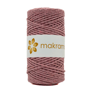 Cuerda Algodón 2mm Makrama 100m Palo de Rosa