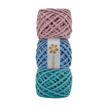 Cargar imagen en el visor de la galería, Kit Hilaza Algodón 3mm Makrama Colores Varios 3pz
