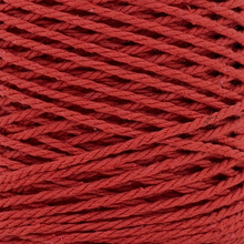 Cargar imagen en el visor de la galería, Cuerda Algodón 2mm Makrama 500gr Rojo Cereza
