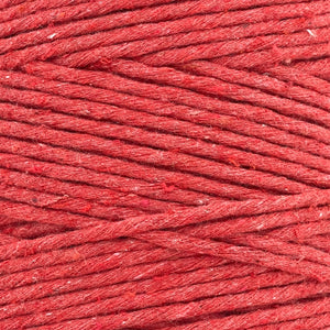 Hilaza Algodón 3mm Makrama 1kg Rojo Cereza